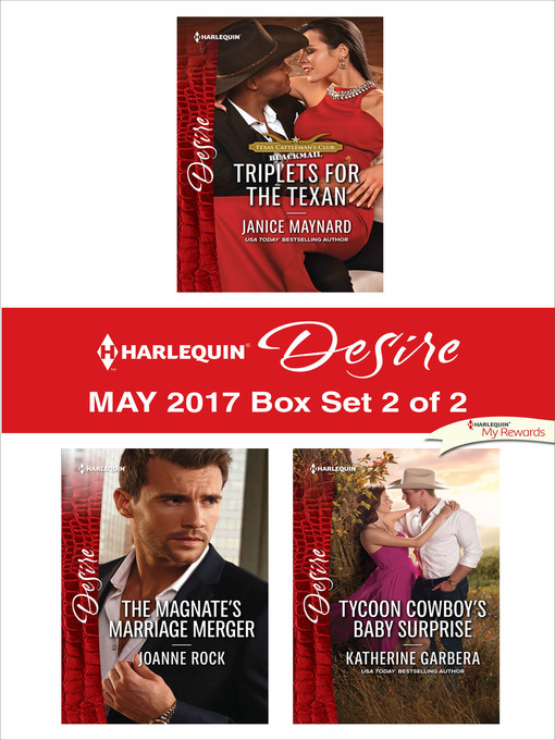 Title details for Harlequin Desire May 2017, Box Set 2 of 2 by Janice Maynard - Available